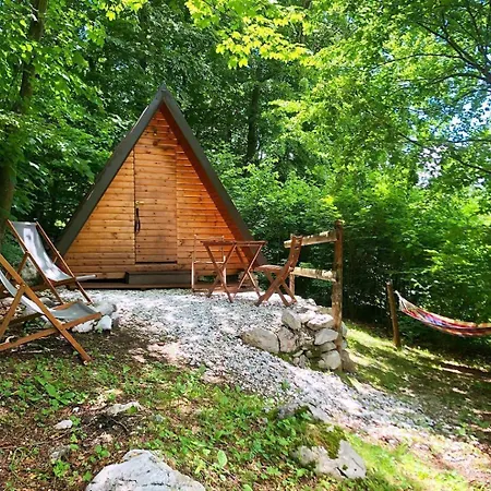 Lüks kamp alanı Glamping Krn Kobarid
